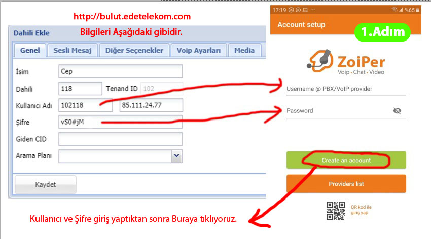 Zoiper Android Kurulumu