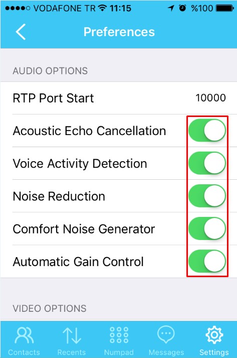 PortSIP Kurulumu (IOS)